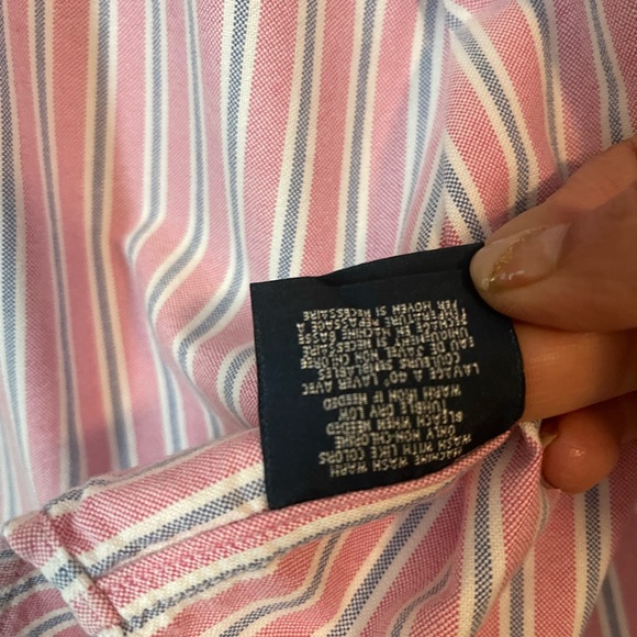 Ralph Lauren button down Oxford shirt size l 16-18 - Picture 6 of 8